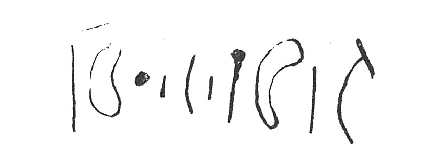 inscription of siglum C 3710
