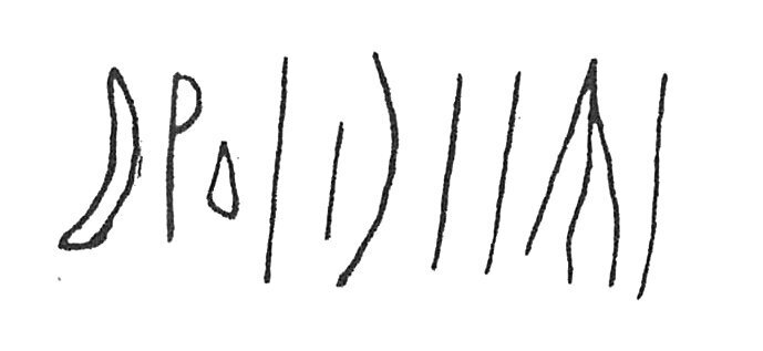inscription of siglum C 3722