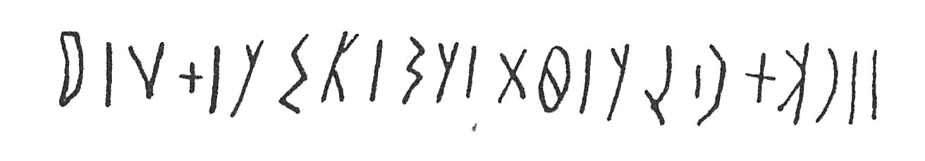 inscription of siglum C 3754