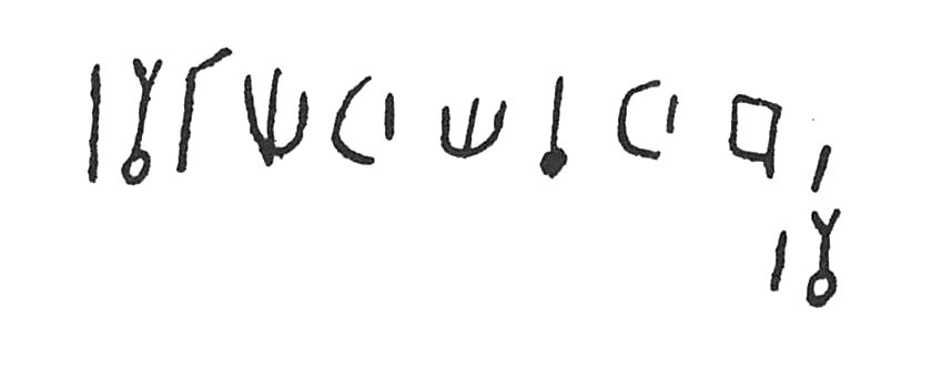 inscription of siglum C 3766