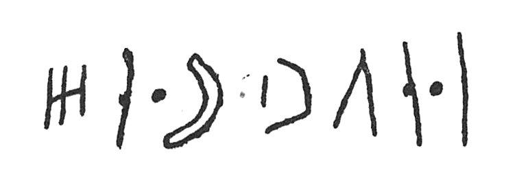 inscription of siglum C 3783