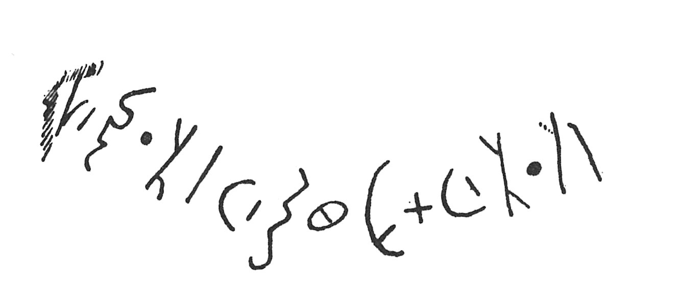 inscription of siglum C 3784