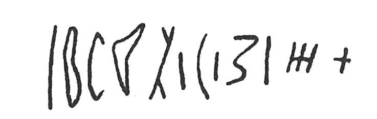 inscription of siglum C 3789