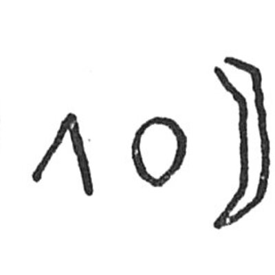 inscription of siglum C 3801
