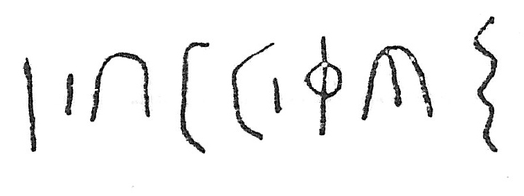 inscription of siglum C 3805