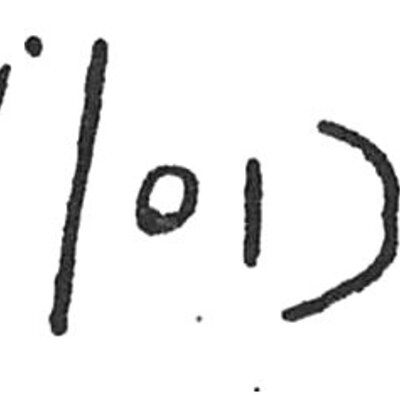 inscription of siglum C 3806