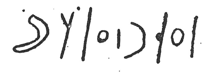 inscription of siglum C 3806