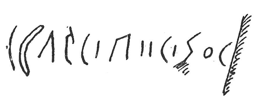 inscription of siglum C 3809