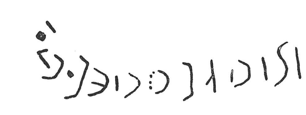 inscription of siglum C 3810