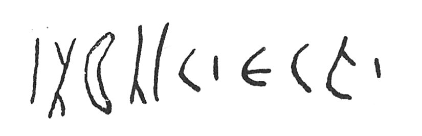 inscription of siglum C 3813