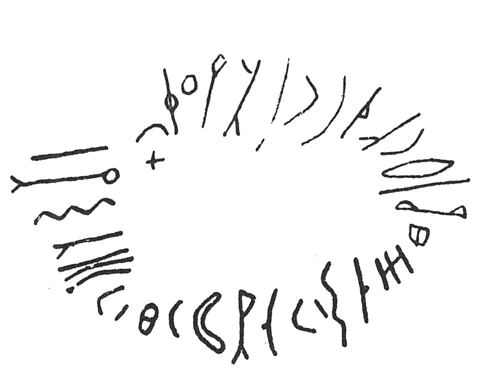 inscription of siglum C 3818