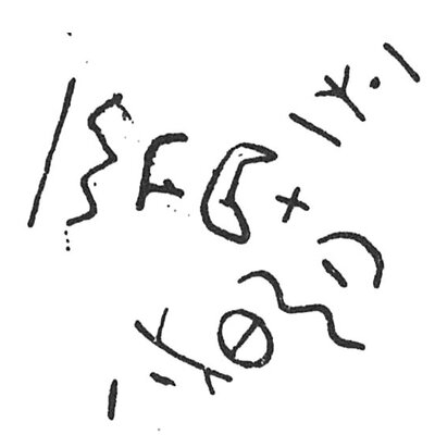 inscription of siglum C 3821 bis
