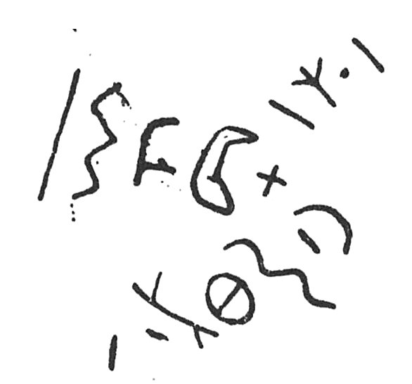 inscription of siglum C 3821 bis