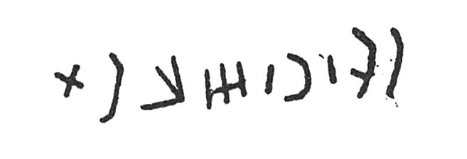 inscription of siglum C 3824