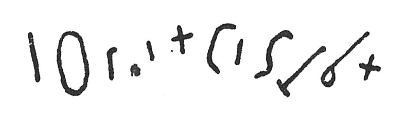 inscription of siglum C 3830