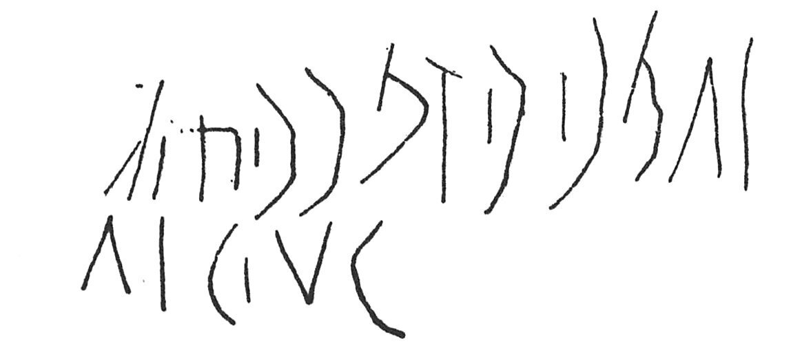 inscription of siglum C 3833