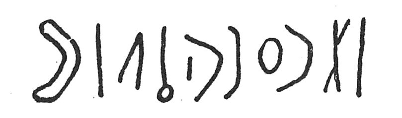 inscription of siglum C 3835