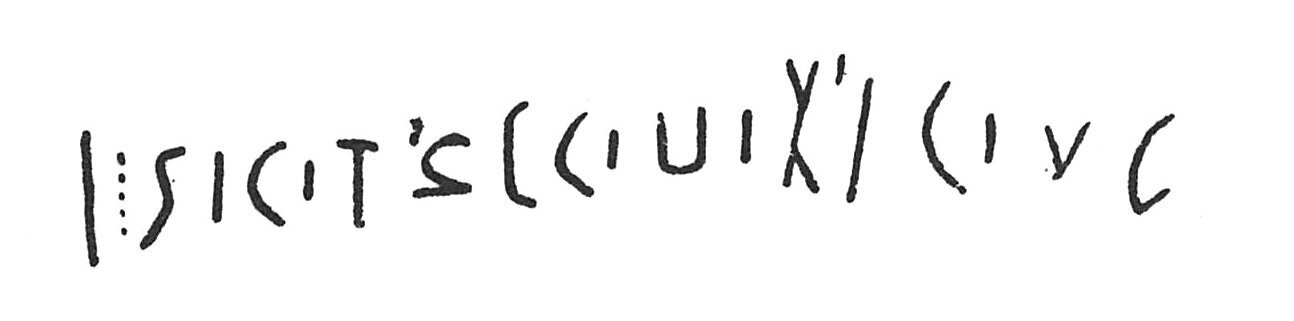 inscription of siglum C 3838
