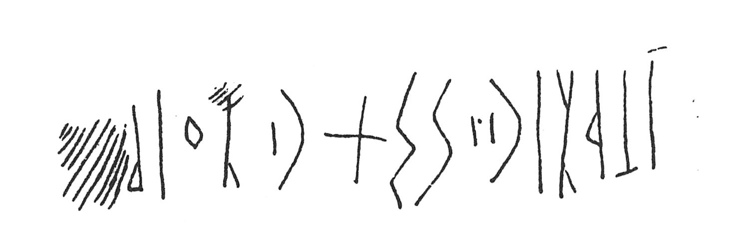 inscription of siglum C 3845