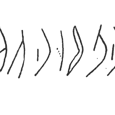 inscription of siglum C 3847