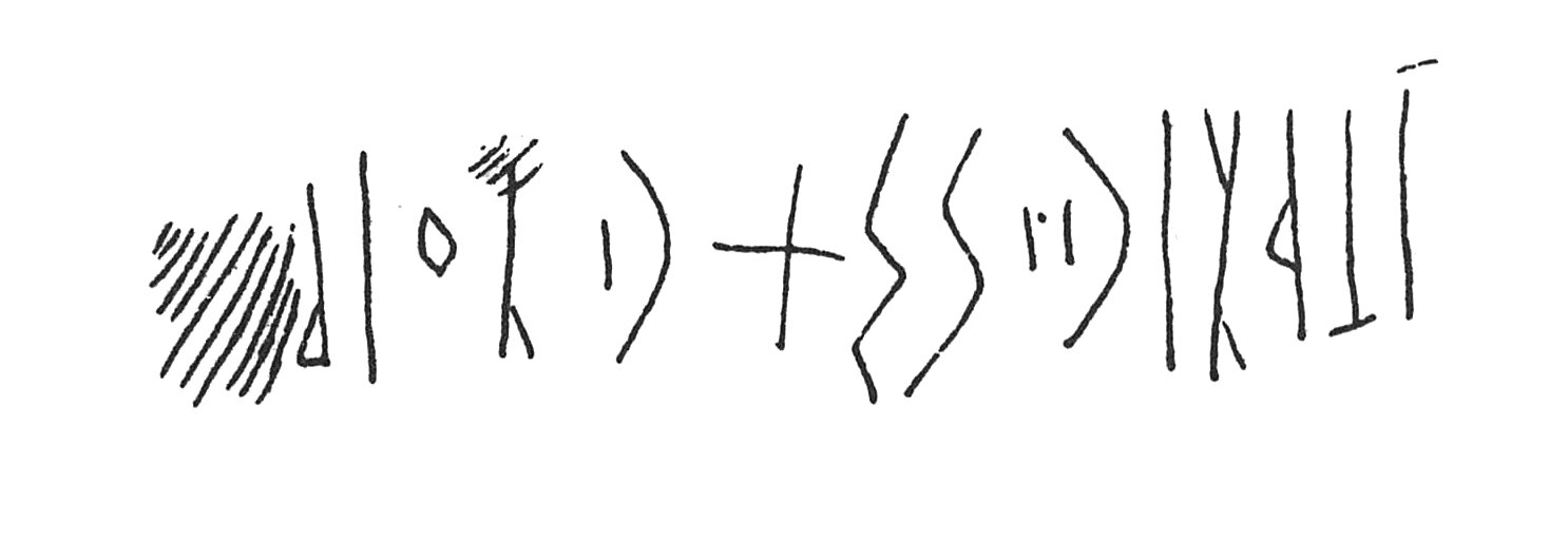 inscription of siglum C 3848