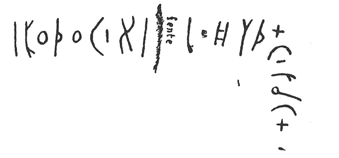 inscription of siglum C 3850