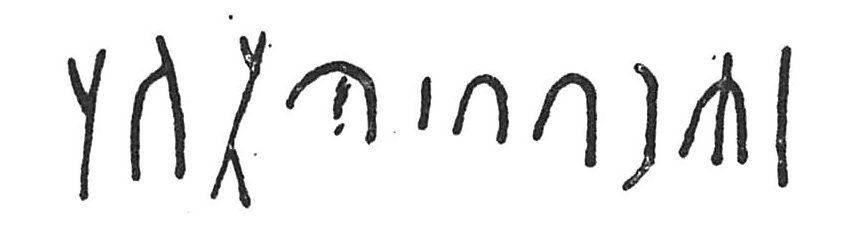 inscription of siglum C 3858
