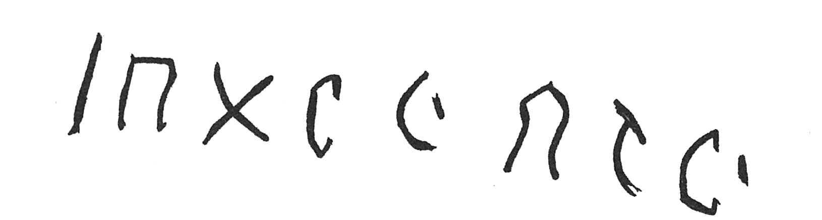 inscription of siglum C 3884