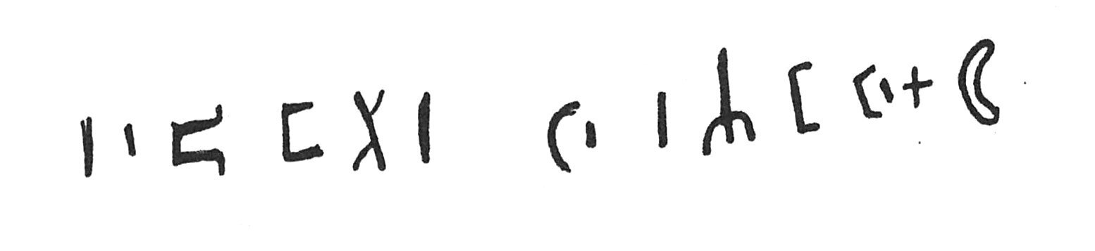 inscription of siglum C 3891