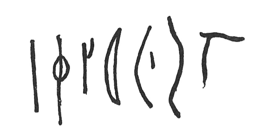 inscription of siglum C 3898