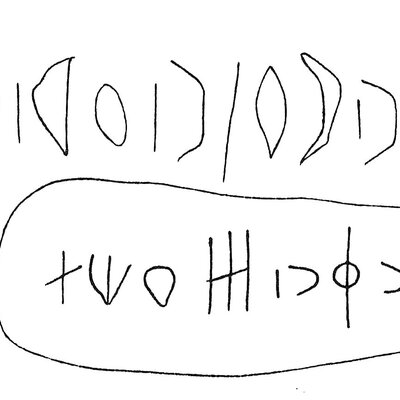 inscription of siglum C 390