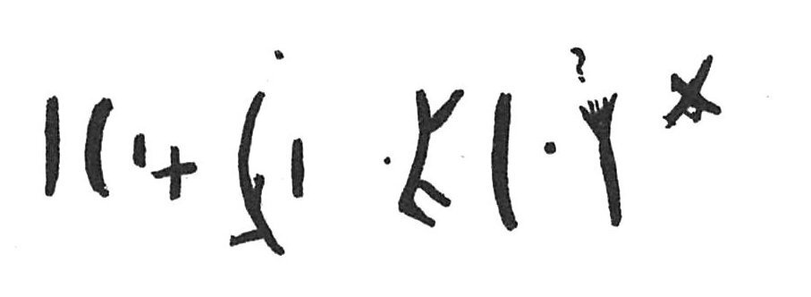 inscription of siglum C 3902