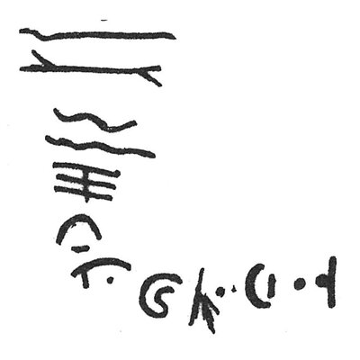 inscription of siglum C 3923