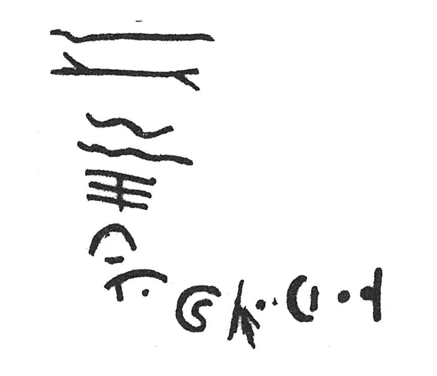 inscription of siglum C 3923