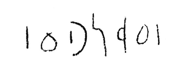 inscription of siglum C 398