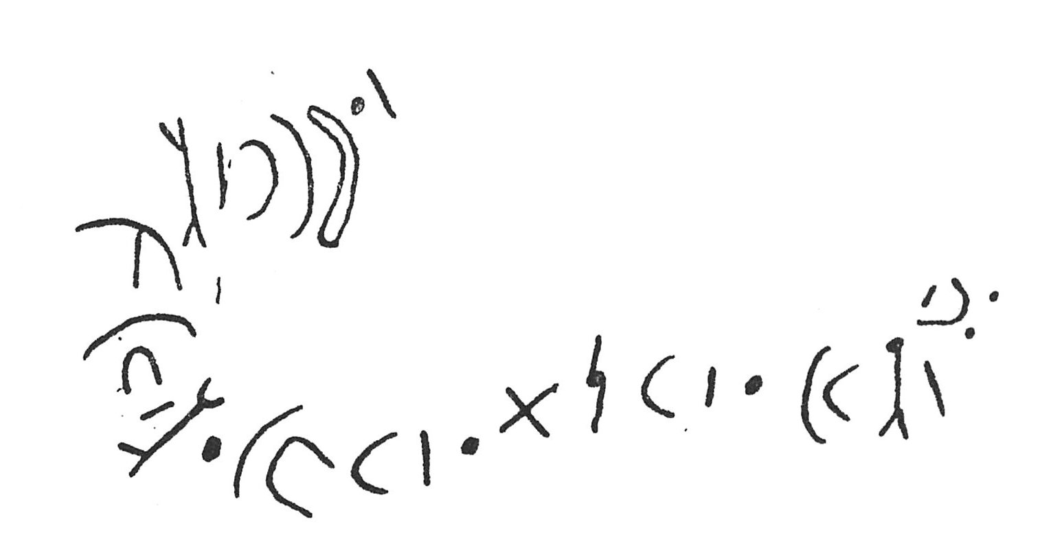 inscription of siglum C 3998