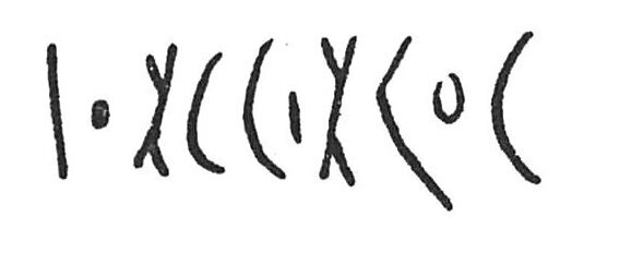inscription of siglum C 4001