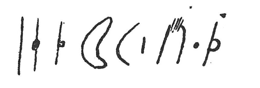 inscription of siglum C 4006