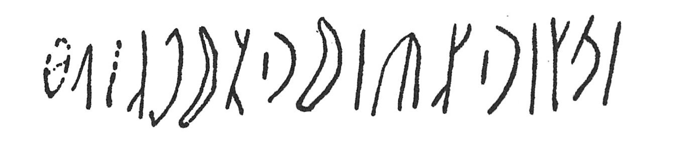 inscription of siglum C 4009