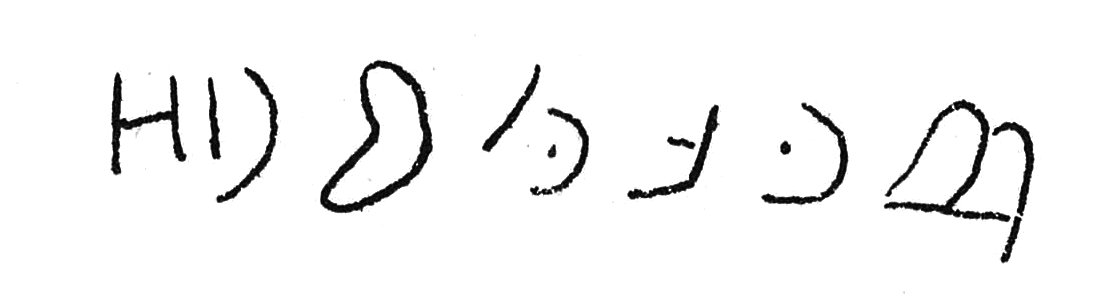 inscription of siglum C 403