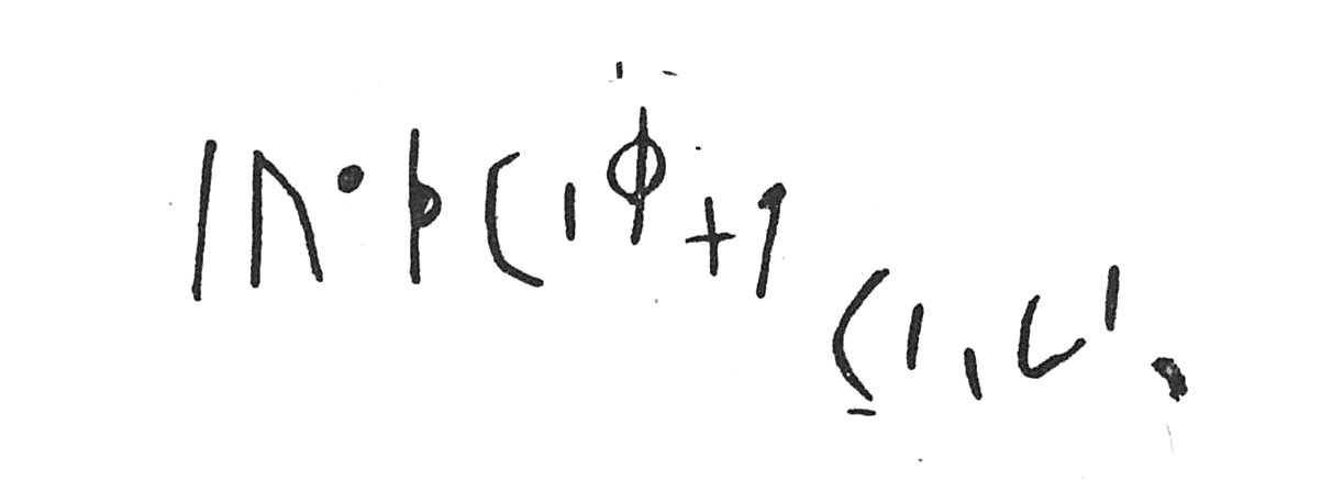 inscription of siglum C 4032