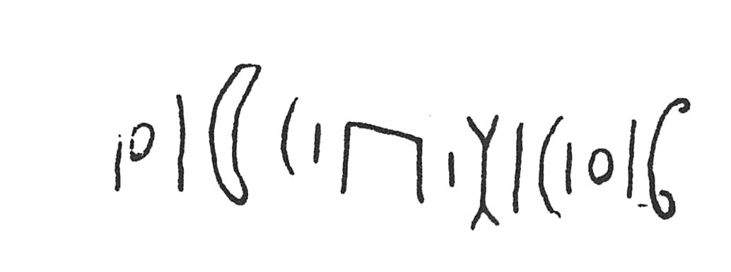 inscription of siglum C 4052