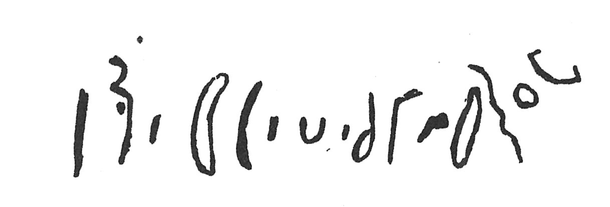 inscription of siglum C 4056