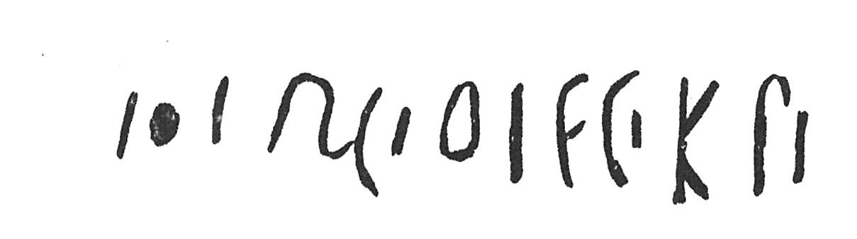 inscription of siglum C 4057