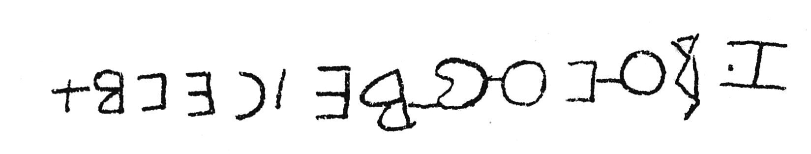 inscription of siglum C 407