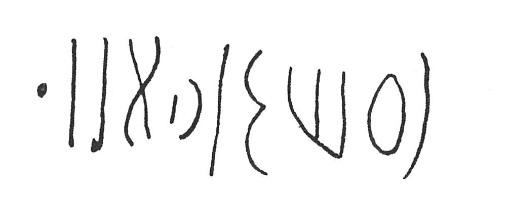 inscription of siglum C 4075