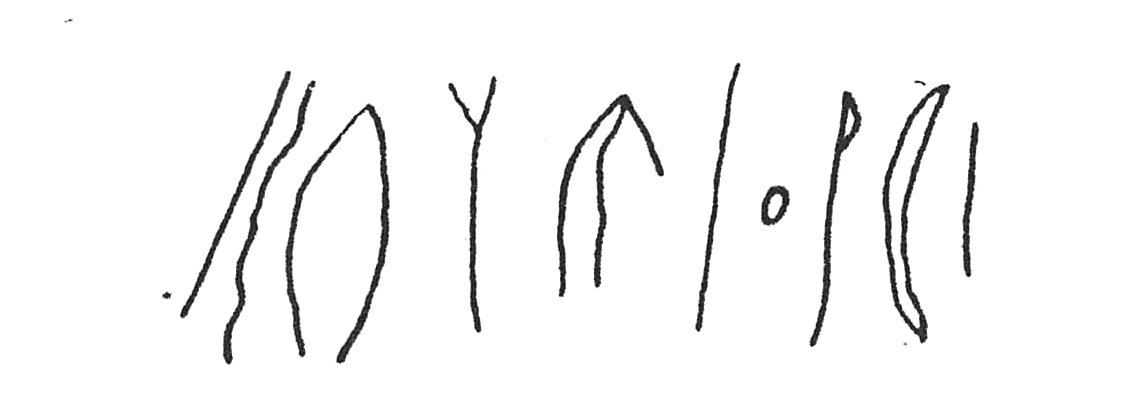inscription of siglum C 4108