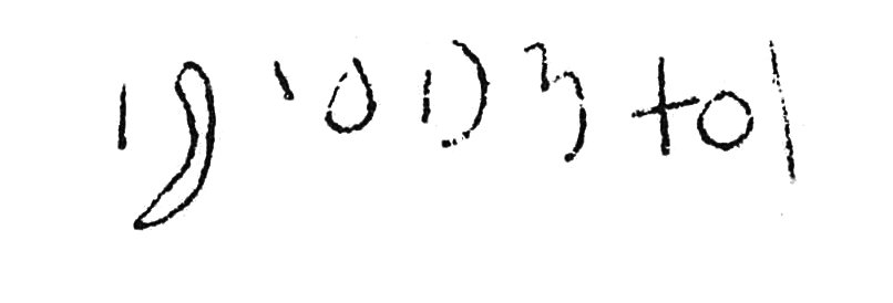 inscription of siglum C 411