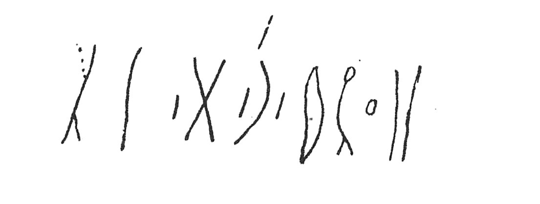 inscription of siglum C 4111