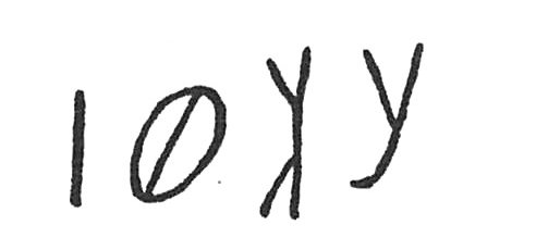 inscription of siglum C 4168